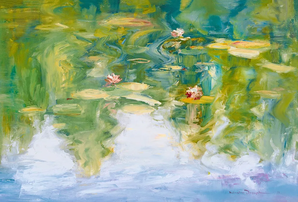 A Visit to Giverney-Pond-Artwork-Neale-Joseph-Australia