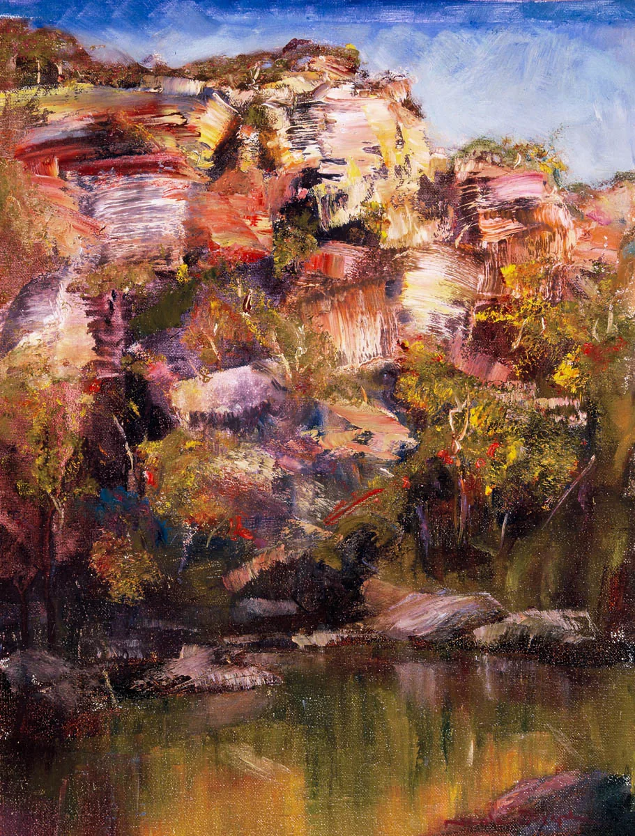 Afternoon at Barramundi Creek-Landscapes-Artwork-Neale-Joseph-Australia