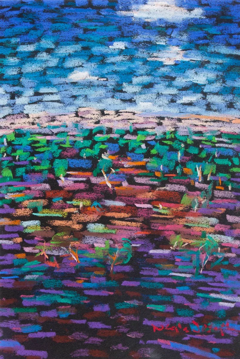 Sunrise Haarts Bluff-Landscapes-Artwork-Neale-Joseph-Australia