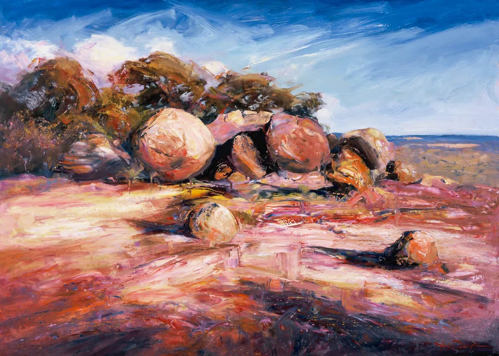 Karlu Karlu NT-Landscapes-Artwork-Neale-Joseph-Australia