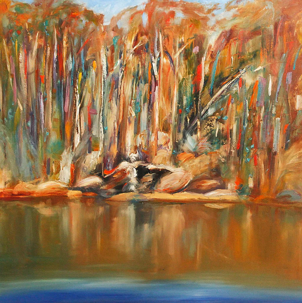 Australian Billabong II-Landscapes-Artwork-Neale-Joseph-Australia
