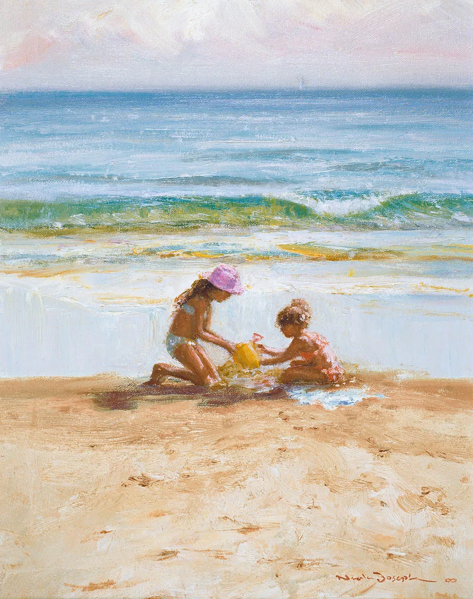 Always Sisters, Always Friends-Figurative-Artwork-Neale-Joseph-Australia