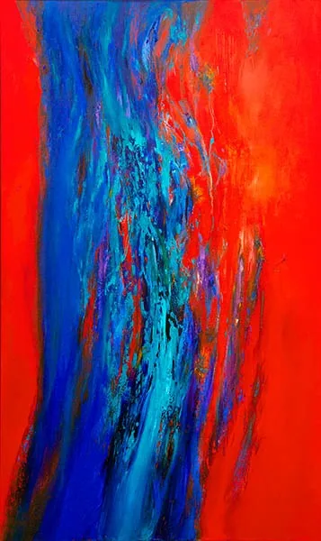 Red Landscape-Modern-Artwork-Neale-Joseph-Australia