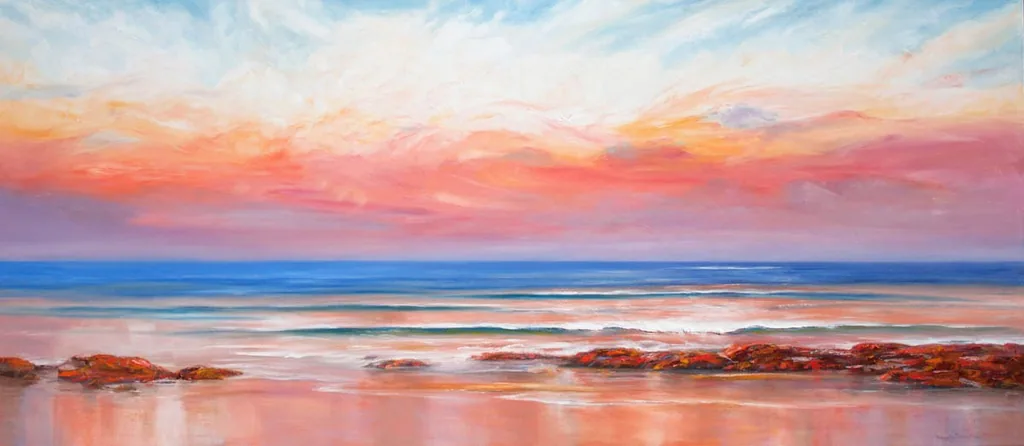 Reflections of Dusk-Seascapes-Artwork-Neale-Joseph-Australia