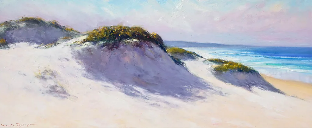 Sand Dunes North Entrance-Seascapes-Artwork-Neale-Joseph-Australia