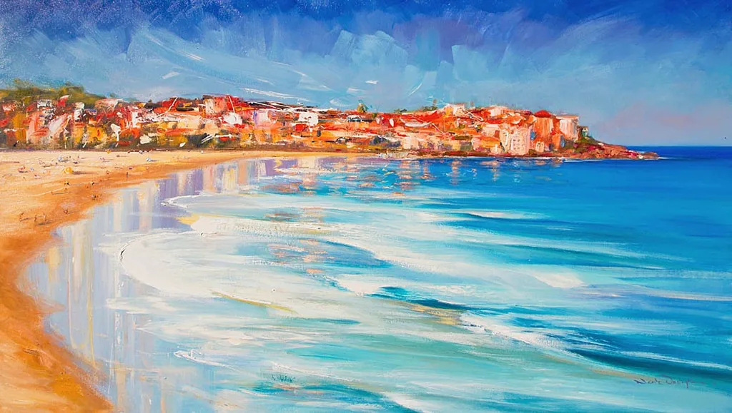 Bondi Dusk-Sydney-Artwork-Neale-Joseph-Australia