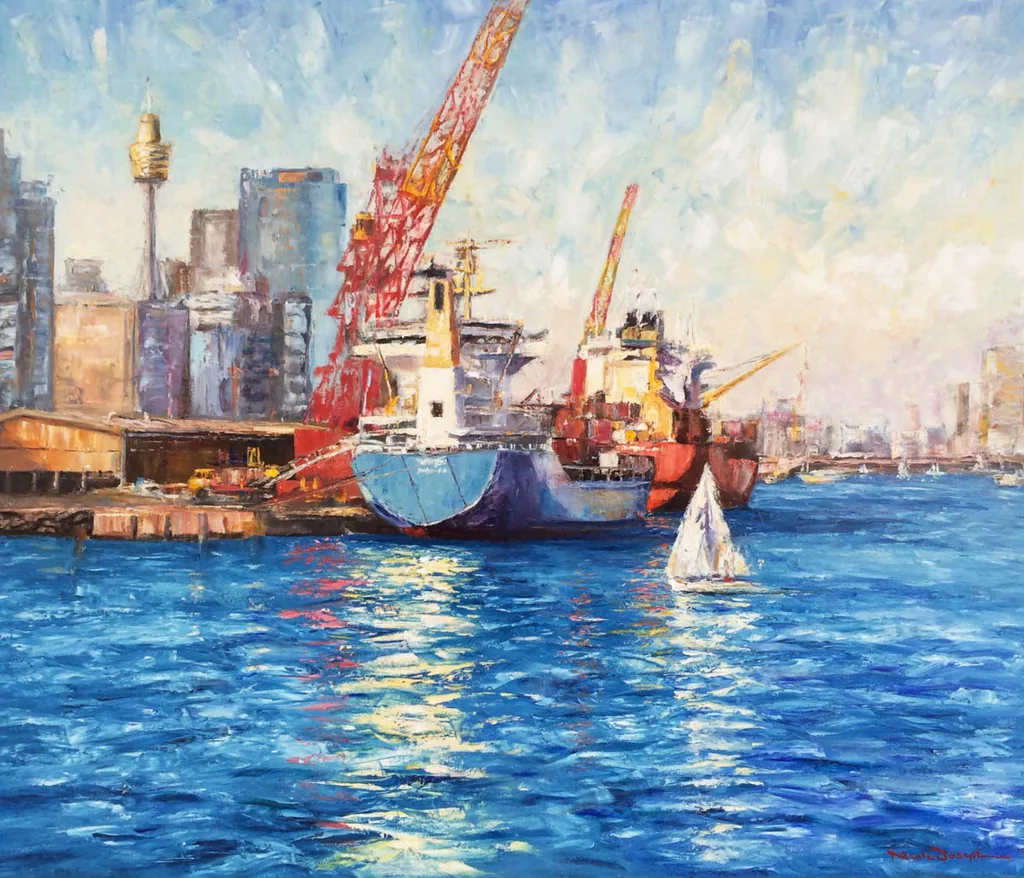 City Blue-Sydney-Artwork-Neale-Joseph-Australia