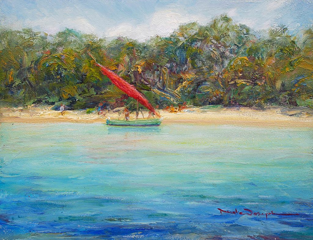 Red Sail-Paradise Collection-Artwork-Neale-Joseph-Australia