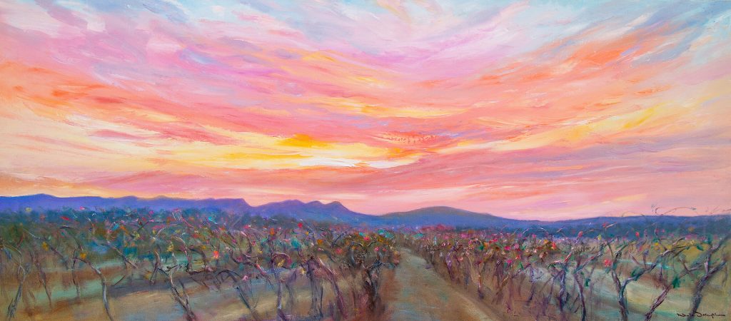 Hunter Valley Sunset Neale Joseph Wine Australia