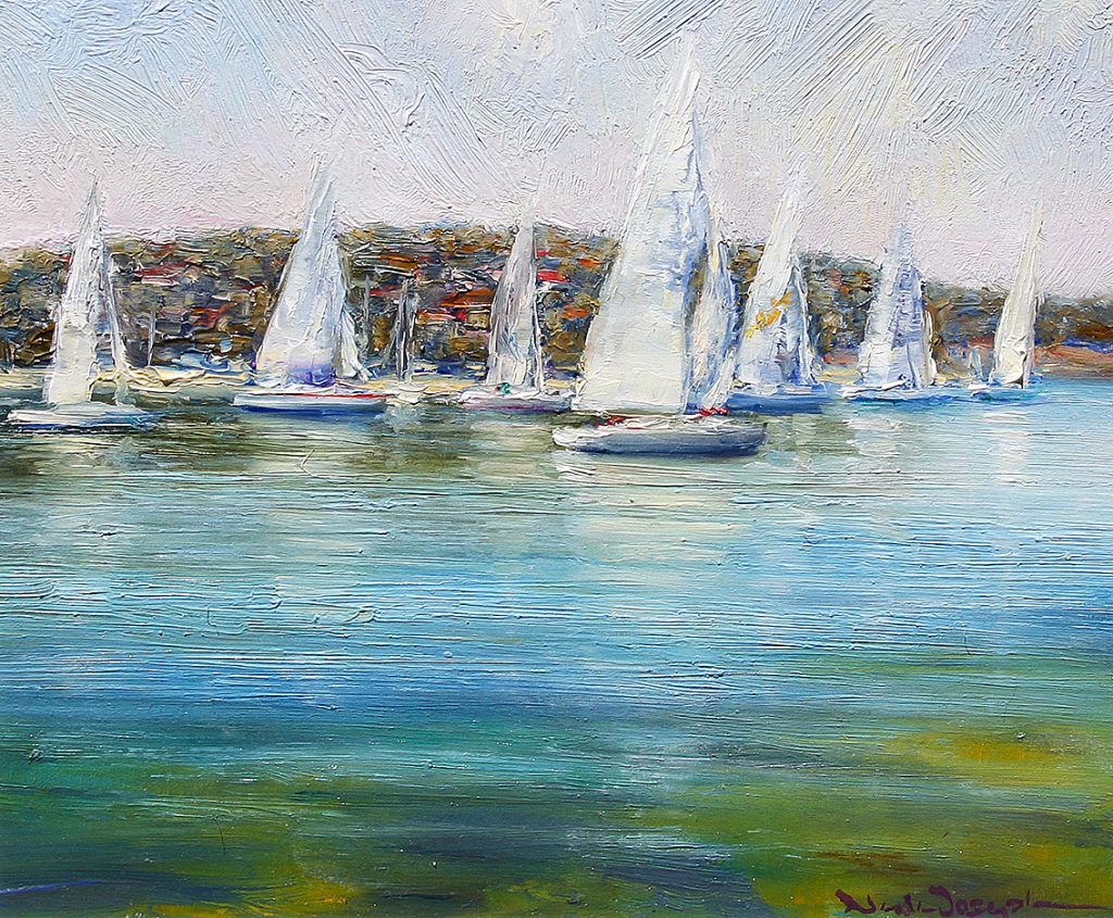 Sail Boats - Middle Harbour-Sydney-Artwork-Neale-Joseph-Australia